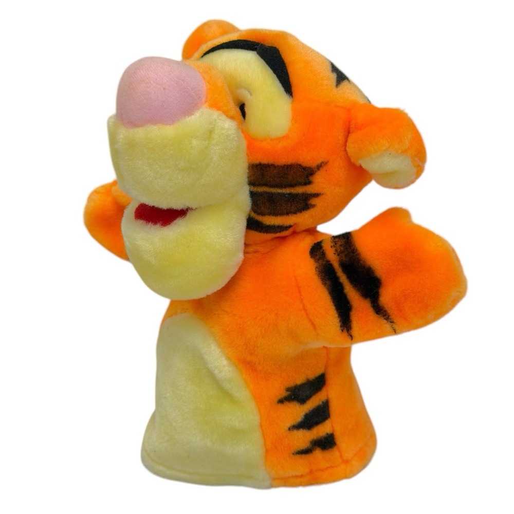 Vintage Disney Mattel Tigger The Tiger Hand Puppet Winnie The Pooh 8.75"